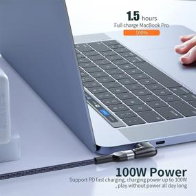 img 2 attached to 💡 Sisyphy Магнитный адаптер USB C: 5-контактный разъем типа C для MacBook Pro/Air и других устройств, USB PD 100W быстрая зарядка, передача данных 480 Мбит/с - без вывода видео