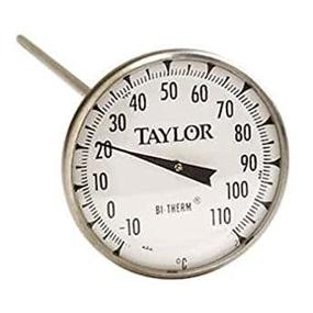 img 1 attached to 🌡️ Taylor 6235J 2" Dial Bi-Metal Test Thermometer: Accurate Temperature Measurement from 10°C to 110°C with 8" Stem