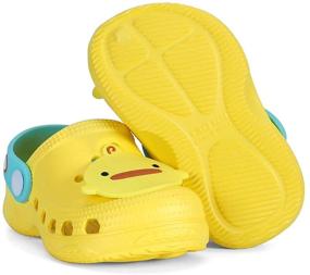 img 2 attached to Garden Toddler Lightweight Slides Slippers Boys' Shoes and Sandals