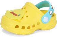 garden toddler lightweight slides slippers boys' shoes and sandals logo