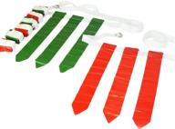 🏈 wyzworks flag football set: 36 flags, 12 belts - 18 red flags & 18 green flags logo