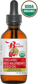 img 1 attached to 🍓 Organic Red Raspberry Seed Oil | Cold Pressed by Berry Beautiful | 100% Pure & Unrefined | 1 fl oz