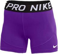 👟 nike team training shorts women's pro 5'' for enhanced performance and style logo