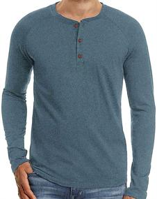 img 4 attached to Stay Stylish and Cozy with BEBUERRG 3 Buttons Sleeve Sweater in RoyalBlue- Perfect for Men's Fashion