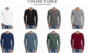 img 1 attached to Stay Stylish and Cozy with BEBUERRG 3 Buttons Sleeve Sweater in RoyalBlue- Perfect for Men's Fashion