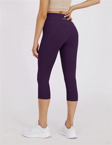 img 3 attached to ODODOS Waisted Compression Athletic Leggings Sports & Fitness and Other Sports