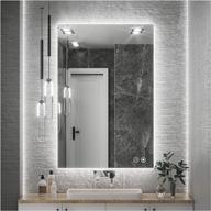 💡 enhance your bathroom ambiance with the tokeshimi backlit mirror - 24x36 inch led vanity mirror for a modern touch logo