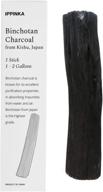🚱 kishu, japan's large binchotan charcoal water purifier stick - filters 1-2 gallons with precision logo