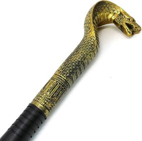 img 2 attached to 🐍 Regal Style Skeleteen King Cobra Pimp Cane for an Elevated Look