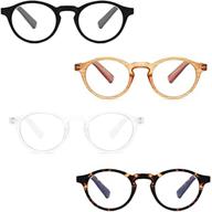 👓 uv filter blue light blocking reading glasses, anti glare/headache/eye strain computer eyeglasses, readers for men and women +1.50 logo