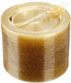 img 4 attached to 🍽️ WELLIFE 120 Guests Gold Glitter Plastic Plates and Dessert Forks: Premium Disposable Supplies for Catering, Parties & Weddings