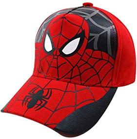 img 3 attached to 🧢 Adjustable Snapback Spider Toddler Baseball Caps - Boys' Accessories for Hats & Caps