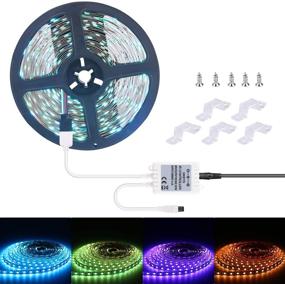 img 3 attached to ALED LIGHT 32.8ft 10M SMD 5050 300leds RGB Changing LED Strip Light Kit with 44 Key IR Remote, Receiver, 24V 3A Power Supply, and Product Manual – Perfect for Christmas Light Decoration, Roll Lights