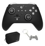 wireless bluetooth controller for nintendo switch oled/switch lite, additional pro controller, gulikit nfc amibo controller, newest switch gamepad remote with turbo, motion, vibration function, plus free carry bag logo