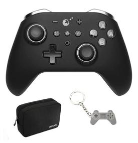 img 4 attached to Wireless Bluetooth Controller for Nintendo Switch OLED/Switch Lite, Additional Pro Controller, GuliKit NFC Amibo Controller, Newest Switch Gamepad Remote with Turbo, Motion, Vibration Function, Plus Free Carry Bag