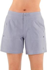 img 4 attached to 🏃 ZeroXposur Women's Sporty Stretch Woven Hybrid Short Bottom: Versatile Comfort for Active Women