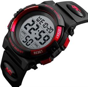 img 2 attached to 🏻 Kids Sports Digital Waterproof Watches: Perfect Wrist Watches for Boys