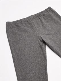 img 3 attached to Nautica Fashion Leggings Charcoal 4T Girls' Clothing