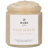 🥥 bare botanics body scrub (coconut vanilla) – natural gentle exfoliator &amp; super moisturizer, no synthetic fragrances, non-greasy formula, nut oil-free - 24oz logo