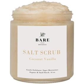 img 4 attached to 🥥 Bare Botanics Body Scrub (Coconut Vanilla) – Natural Gentle Exfoliator &amp; Super Moisturizer, No Synthetic Fragrances, Non-Greasy Formula, Nut Oil-Free - 24oz