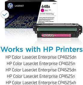 img 3 attached to 🔴 HP 648A CE263A Magenta Toner Cartridge for Vibrant Printing Results