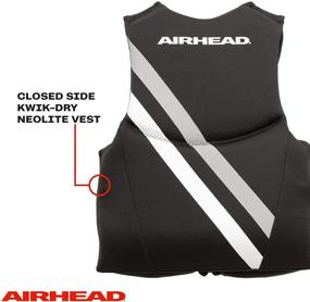 img 1 attached to 🌊 Airhead Orca Life Jacket: Soft Kwik-Dry Neolite Material for Child, Youth and Adult - Find Your Perfect Fit!