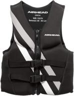 🌊 airhead orca life jacket: soft kwik-dry neolite material for child, youth and adult - find your perfect fit! логотип