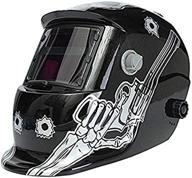 🔥 welding helmet with solar power, adjustable shade range 4/9-13: perfect hood for mig tig arc welder mask logo