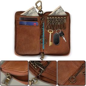 img 3 attached to Genuine Leather Men's Accessories: Introducing LYOOMALL Blocking Holder for Style and Security