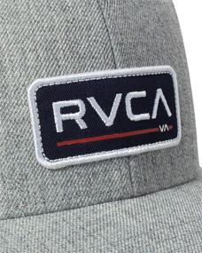 img 3 attached to RVCA Men's Adjustable Snapback Curved Brim Trucker Hat - Stylish and Versatile Headwear for Men