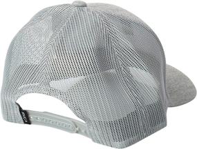 img 1 attached to RVCA Men's Adjustable Snapback Curved Brim Trucker Hat - Stylish and Versatile Headwear for Men