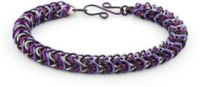 img 1 attached to Weave Got Maille Cleopatra Box Weave Chain Maille Bracelet Kit