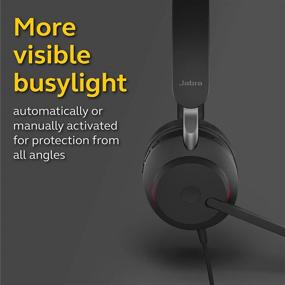 img 1 attached to 🎧 Jabra Evolve2 40 UC Wired Headphones: Telework Headset for Calls and Music, Enhanced Comfort, USB-C Connection