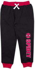 img 2 attached to 🦸 Dynamic Marvel Panther Spiderman Joggers: Unleash Superhero Style in Boys' Pants