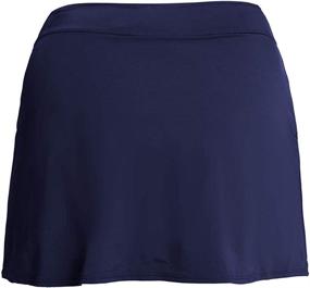 img 3 attached to 👙 KEEPRONE Women's Plus Size Swim Skirt: Mid Waist Long Skirted Swimwear for Bikini Tankini Bottoms