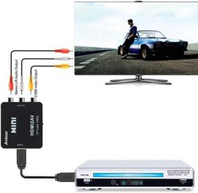 img 1 attached to 🔌 Преобразователь HDMI в RCA Anbear - поддержка видео 1080p, аудио, PAL/NTSC для Xbox, Apple TV, TV Stick, Roku, Chromecast, ПК, ноутбук, DVD и многое другое