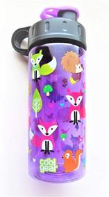 img 3 attached to Fox/Owl Cool Gear Sullivan 16 oz/473 mL Purple/Assorted Colors Water Bottle