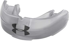 img 4 attached to Under Armour Youth Strapless Mouth Guard: Grey/Black, 👄 One Size Fits All - Stay Protected in Style!