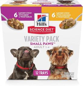 img 4 attached to Hill's Science Diet Wet Dog Food: Adult Small Breed Formula for Small Paws