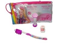 get sparkling jojo siwa brush buddies travel kit with toothbrush timer and floss for perfect oral care! logo