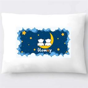 img 4 attached to UOMNY 13x18 Toddler Pillow - 100% Cotton Kids Pillow 1Pack - Fits Toddler Size - Kids Bedding