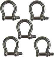 ⚓️ high-quality marinenow 316 stainless steel bow shackle for anchor, towing, off road recovery logo