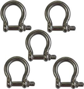 img 1 attached to ⚓️ High-Quality MarineNow 316 Stainless Steel Bow Shackle for Anchor, Towing, Off Road Recovery