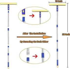 img 1 attached to Rotatable Squeegee BITOPE Extension Windshield
