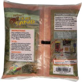 img 1 attached to 🏜️ Zoo Med Laboratories 2-Pound Sand Mauve Hermit Crab - The Perfect Habitat Substrate