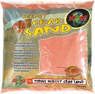 🏜️ зоомед лаборатории песчаный герминус 2 фунта, цвет малиновый - идеальное подстилочное средство для гермитных крабов логотип