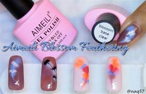 img 2 attached to 💅 AIMEILI Гель-лак для ногтей "Blossom Nail Art" - снятие под воздействием УФ- или светодиода, прозрачный гель для маникюра "Blooming", 10 мл