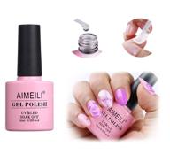 💅 aimeili гель-лак для ногтей "blossom nail art" - снятие под воздействием уф- или светодиода, прозрачный гель для маникюра "blooming", 10 мл логотип