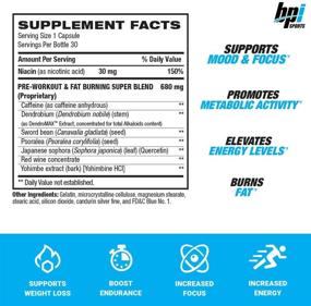 img 3 attached to 💪 BPI Sports B4 - Extra-Strength Fat Burner - Keto-Friendly - Appetite Suppressant - Boosted with Caffeine, Niacin, Quercetin, and Yohimbine - 30 Servings - 710mg: A Powerful Weight Loss Solution