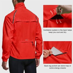 img 1 attached to 🚴 BALEAF Men's Cycling Jacket: Versatile Windbreaker with Removable Sleeves for Winter Sport Activities